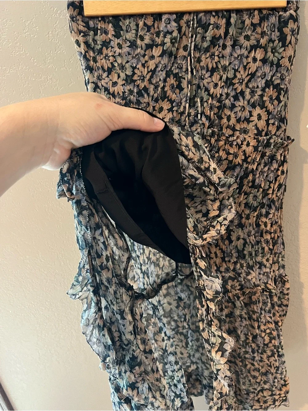 Coach floral skirt